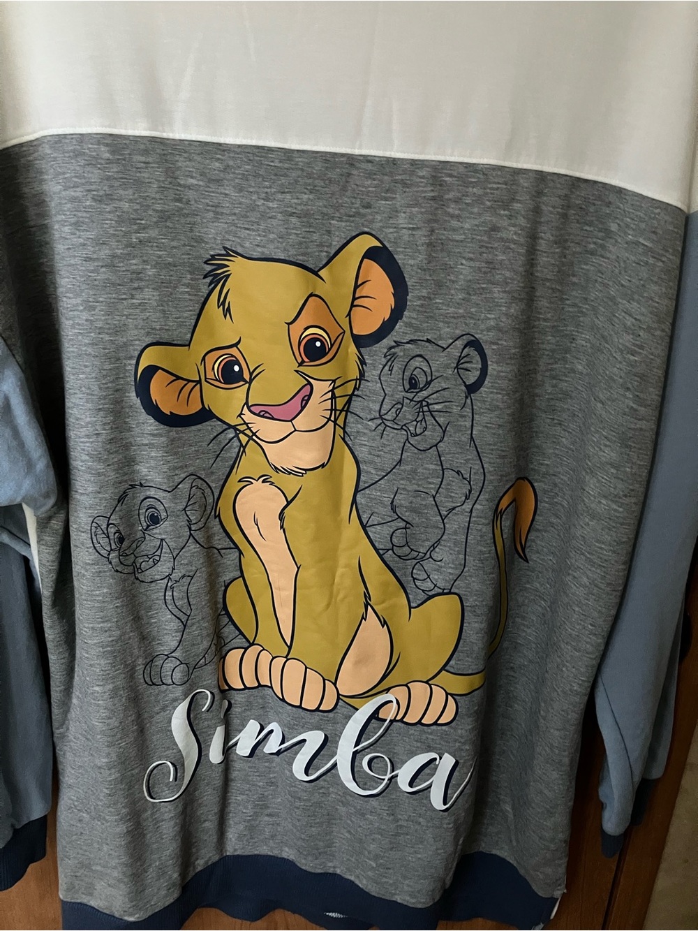Disney The Lion King Simba/Nala Oversized Sleep-shirt Size 12-14 - Picture 2 of 6